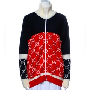 Gucci zip up sweater